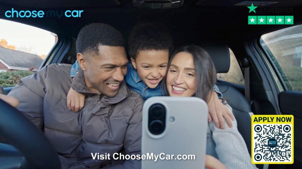 The Douglas family, Alisha Cowie and Sarah Annett for Choose My Car